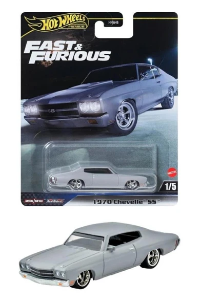 HOT WHEELS Fast-Furious Premium Araba 1970 CHEVELLE SS HNW46-JBL94 ürün görseli 1