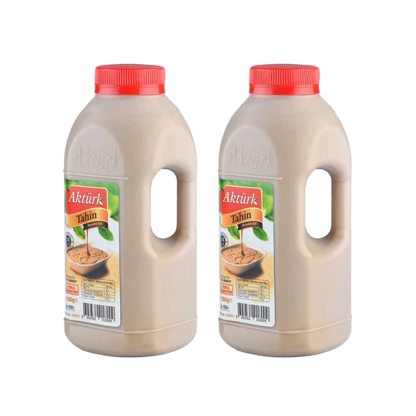 Aktürk Tahin 500 gr Bidon x 2 Adet ürün görseli 1