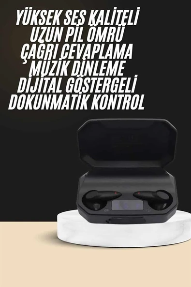 Kulak İçi Bluetooth Kulaklık Rgb Işıklı Çift Mikrofonlu iOS/Android Uyumlu BT 5.2 ürün görseli 1