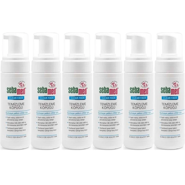 Sebamed Clear Face Yüz Temizleme Köpüğü 150ML (6 Lı Set) ürün görseli 1