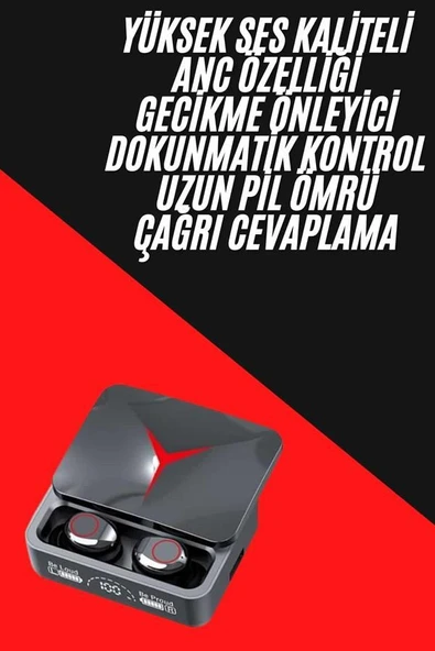 Tws Powerbank Kutulu Dijital Göstergeli Bluetooth Kulaklık Kablosuz Kulakiçi Kulaklık ürün görseli 1