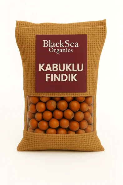BlackSea Organics 2025 Yeni Mahsul Kabuklu Fındık 250 Gr ürün görseli 1