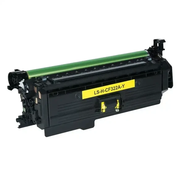 Hp 654A-CF332A Sarı Muadil Toner - Resim 2