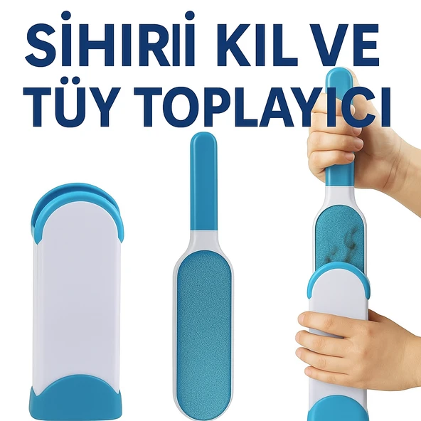 Sihirli 2’li Set Tüy ve Kıl Toplayıcı  Evcil Hayvan Sahiplerinin Kurtarıcısı ürün görseli 1