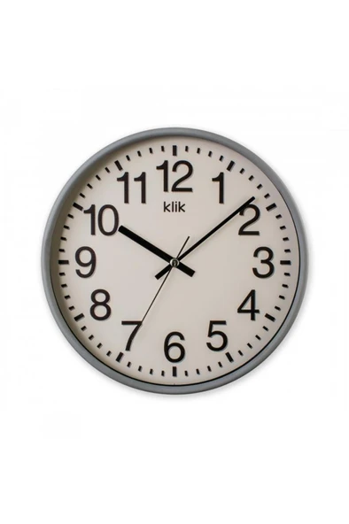 Digithome Venüs Minimalist Duvar Saati 26cm Gri K-VENUS-GRI C320.230 ürün görseli 1