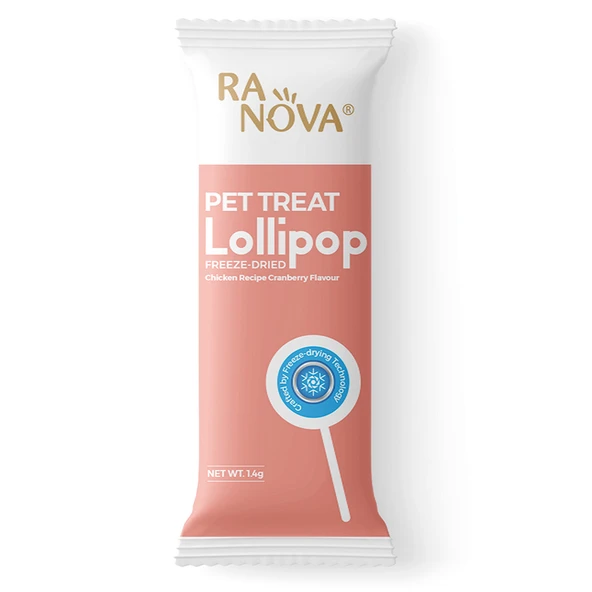 Ranova Tavuklu Kızılcıklı Lolipop Kedi Ödülü 1,4 Gr ürün görseli 1