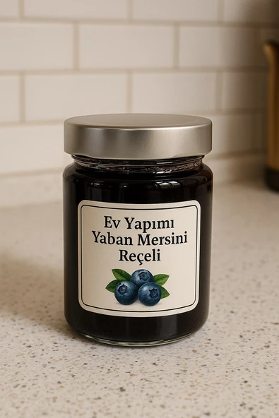 BlackSea Organics Ev Yapımı Yaban Mersini Reçeli 350g  Katkısız & Geleneksel Üretim ürün görseli 1