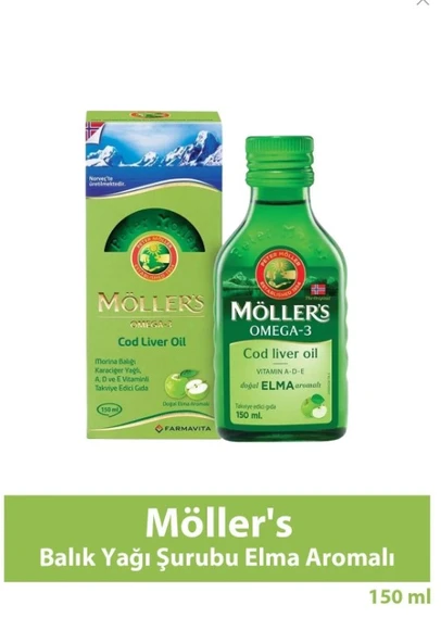 Möller's Omega 3 Elma Aromalı 150 Ml ürün görseli 1