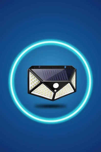 Bahçe Lambası Bahçe Aydınlatma Sensörlü Suya Dayanıklı 100 Led ürün görseli 1