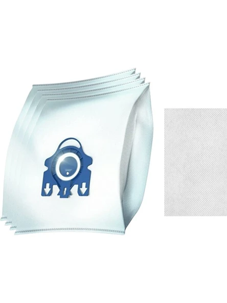 Aeroflow Miele Gn Tipi Uyumlu Toz Torbası Hyclean 3D (Dörtlü Paket) ürün görseli 1
