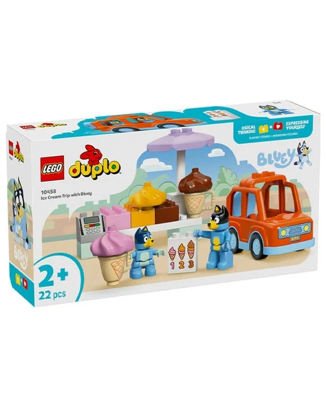 Lego Duplo Bluey ile Dondurma Gezisi 22 Parça 10458 ürün görseli 1