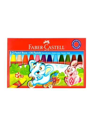 Faber Castell Pastel Boya 12' li ürün görseli 1