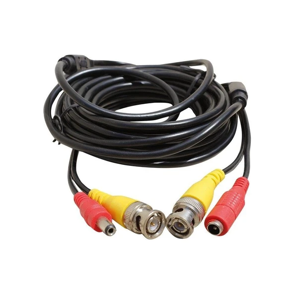 Cctv Kablo 10M Bnc + Power Jak Fişli FK0410 ürün görseli 1