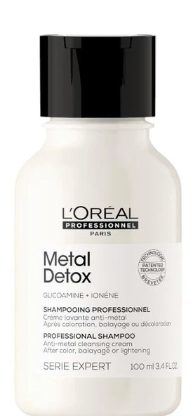 L'oreal Paris Serie Expert Metal Detox Renkli Ve Açıcı ile Işlem Görmüş Saçlar Için Şampuan 100 Ml ürün görseli 1