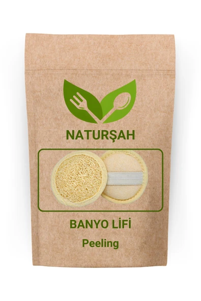 Naturşah Doğal Kabak Banyo Lifi Yüz İçin ürün görseli 1