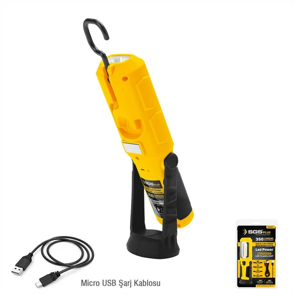SGS Şarjlı Led Fener / 350 Lumens SGS5054 ürün görseli 1
