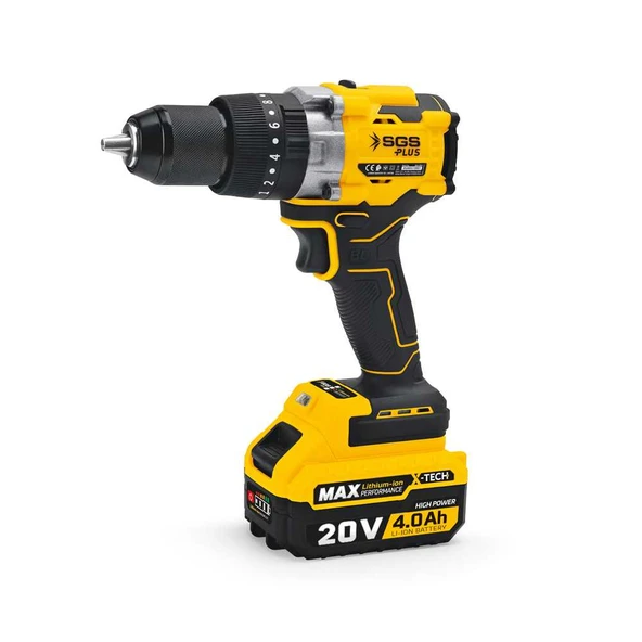SGS AKÜLÜ DARBELİ MATKAP 130NM / 20 VOLT / 4 Ah / Kömürsüz SGS5533 ürün görseli 1