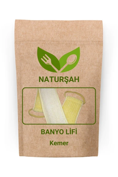 Naturşah Doğal Kabak Banyo Lifi Kemer ürün görseli 1