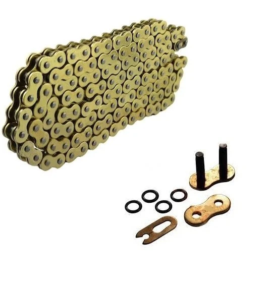 Kuba Superlight 125 Cc Oringli Gold Teker Zinciri 428-136 Bakla(Uzun Zincir)  Supermoto ürün görseli 1