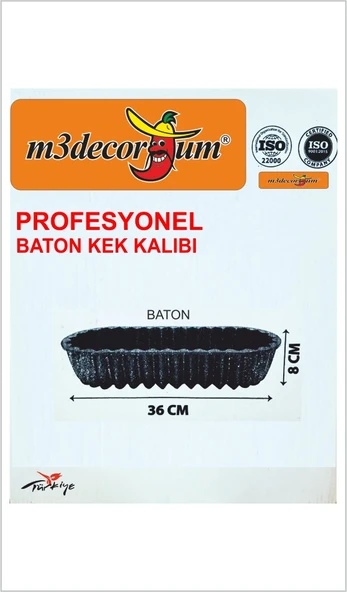 Büyük Profesyonel Ocak Fırına Uygun Metal Döküm Enjeksiyon Granit Kaplama Baton Kek Pasta Kalıbı ürün görseli 1