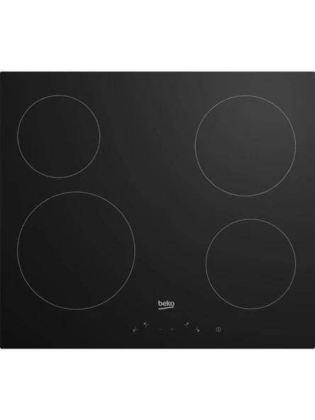 Beko BOV 645 ST Siyah Vitroseramik Elektrikli Ankastre Ocak ürün görseli 1