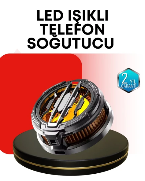 RGB Işıklı Sessiz Fanlı Telefon Soğutucu ürün görseli 1
