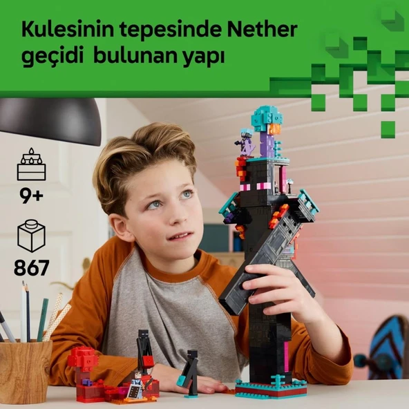 LEGO 21279  Minecraft Enderman Kulesi - Resim 5