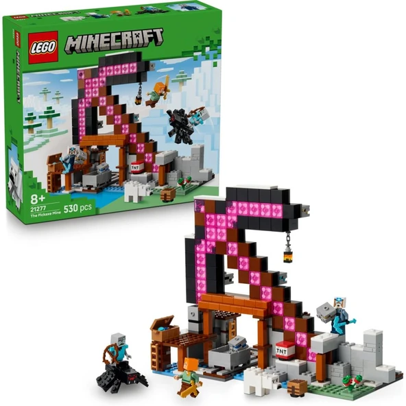 LEGO Minecraft 21277 Kazma Madeni (530 Parça) ürün görseli 1