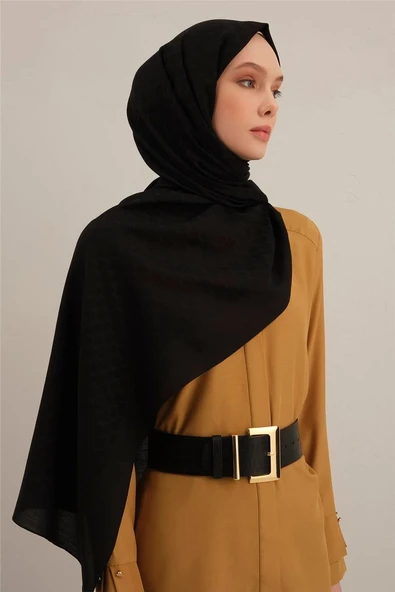 Link Desen Bambu Cotton Şal 2 - Resim 2