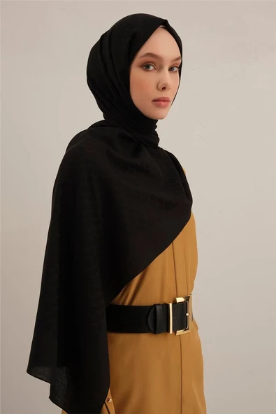Link Desen Bambu Cotton Şal 2 - Resim 3
