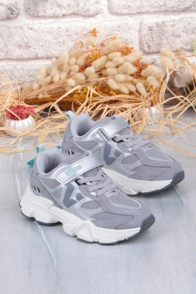Vicco 346.F25K.200 Wild Gri Sneaker Kız Çocuk Ayakkabı ürün görseli 1