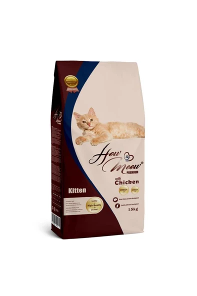 How Meow Premium Tavuklu Yavru Kedi Maması Kitten 15KG ürün görseli 1