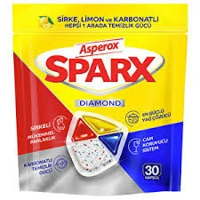 Asperox Sparx Bulaşık Makinesi Deterjanı 30 Tablet ürün görseli 1