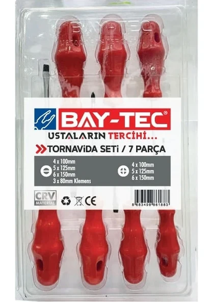 Bay-Tec MK4508-04 Tornavida Set 7 Parça ürün görseli 1