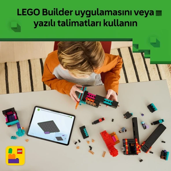 LEGO 21279  Minecraft Enderman Kulesi - Resim 7