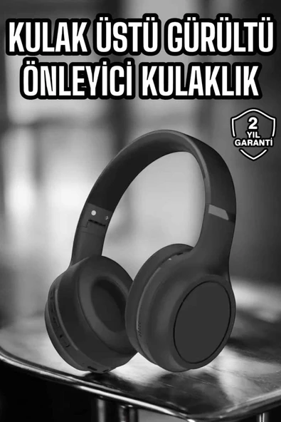 Kulak Üstü Kablosuz Bluetooth Kulaklık Gürültü Önleyici Ayarlanabilir ürün görseli 1