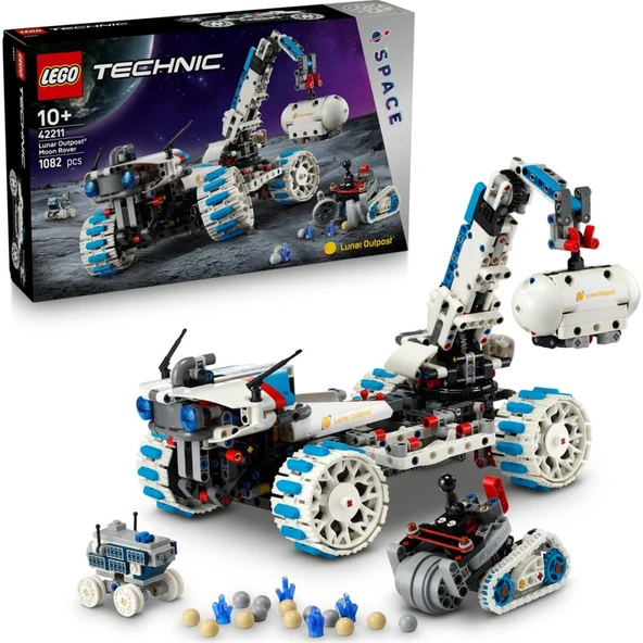 LEGO 42211 Technic Lunar Outpost Ay Gezgini Uzay Aracı ürün görseli 1