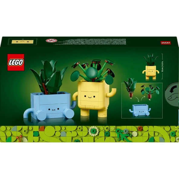 LEGO Botanicals 10349 Mutlu Bitkiler (217 Parça) - Resim 4