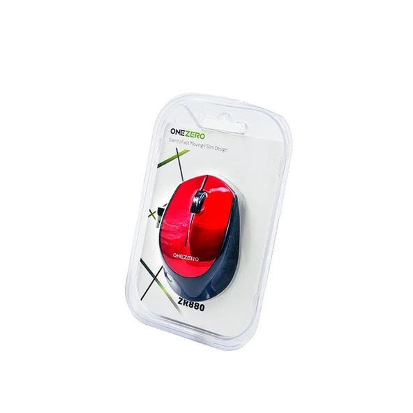 ZR880 Kırmızı Wireless Mouse ürün görseli 1