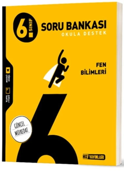 6.Sınıf Fen Bilimleri Soru Bankası Hız Yayınları ürün görseli 1