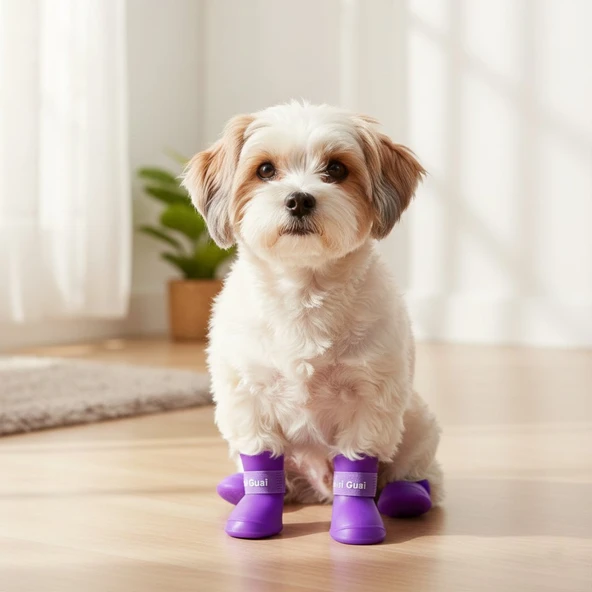Silikon Kedi Köpek Ayakkabısı ürün görseli 1