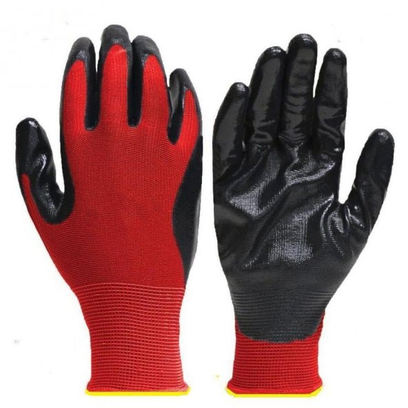 Ergonomik Kullanımı Rahat Nitril Bahçe Eldiveni (1 Çift) - Resim 4