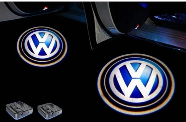 Volkswagen LOGOLU Kapı Altı Led Logo KARANLIK Sensörlü Yeni Nesil ürün görseli 1