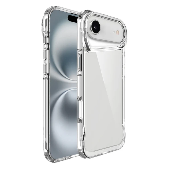 iPhone 17 Air Kılıf Zore T-Max Kapak - Şeffaf ürün görseli 1