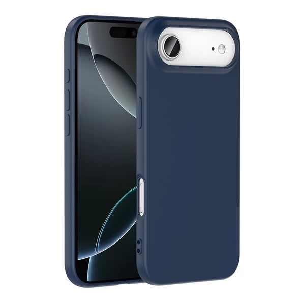 iPhone 17 Air Kılıf Zore Mara Lansman Kapak - Lacivert ürün görseli 1