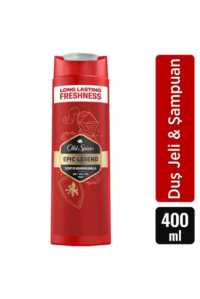 Old Spice Epic Legend Erkek Duş Jeli ve Şampuan 400 Ml ürün görseli 1