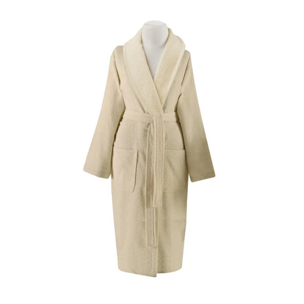 TAÇ ŞALYAKA PAMUK BORNOZ CAMEL S/M ürün görseli 1
