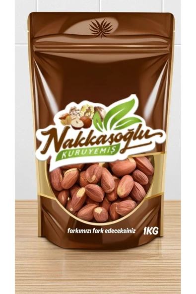 Nakkaşoğlu Kuruyemiş Kavrulmuş Tuzsuz Jumbo Fıstık 1KG ürün görseli 1