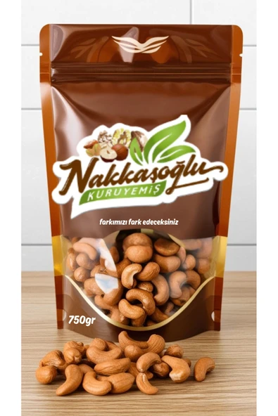 Nakkaşoğlu Kuruyemiş Kavrulmuş Jumbo Kaju 750gr ürün görseli 1