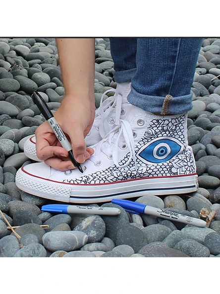 Sharpie Fine Standart Renk Permanent Markör 4'lü - Resim 2